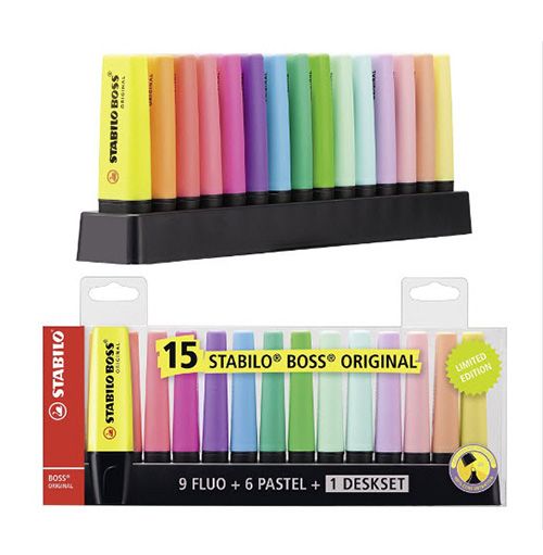 Pack Subrayadores pastel 6 colores