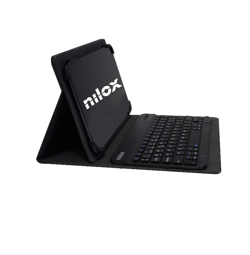 Funda con teclado  Nilox NXKB01, Para tablet 10.1, Teclado